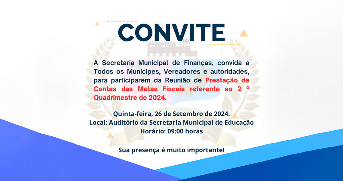 Prestação de Contas das Metas Fiscais ao 2° Quadrimestre de 2024