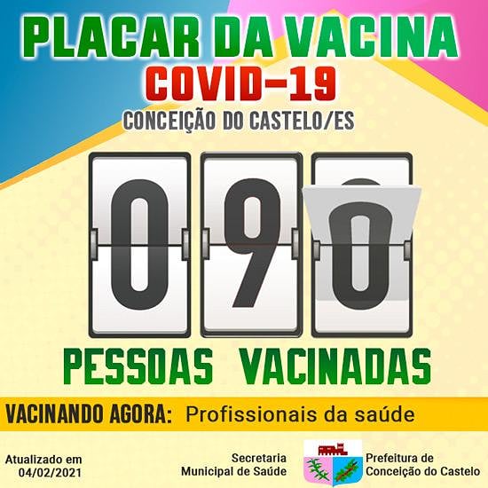 Vacinação em Conceição do Castelo 