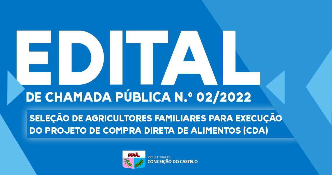 EDITAL DE CHAMADA PÚBLICA Nº 02/2022