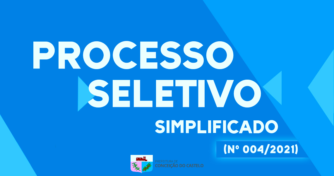EDITAL DE PROCESSO SELETIVO SIMPLIFICADO Nº 004/2021