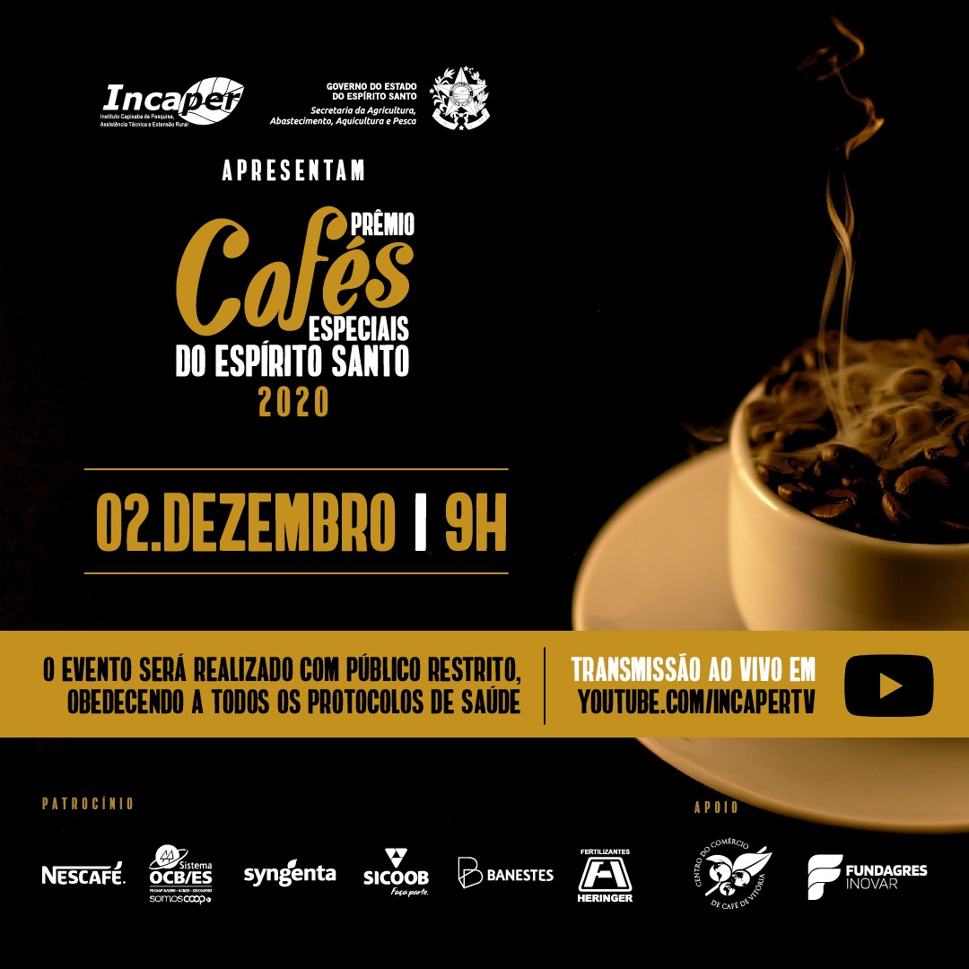 Prêmio Cafés Especiais - Incaper