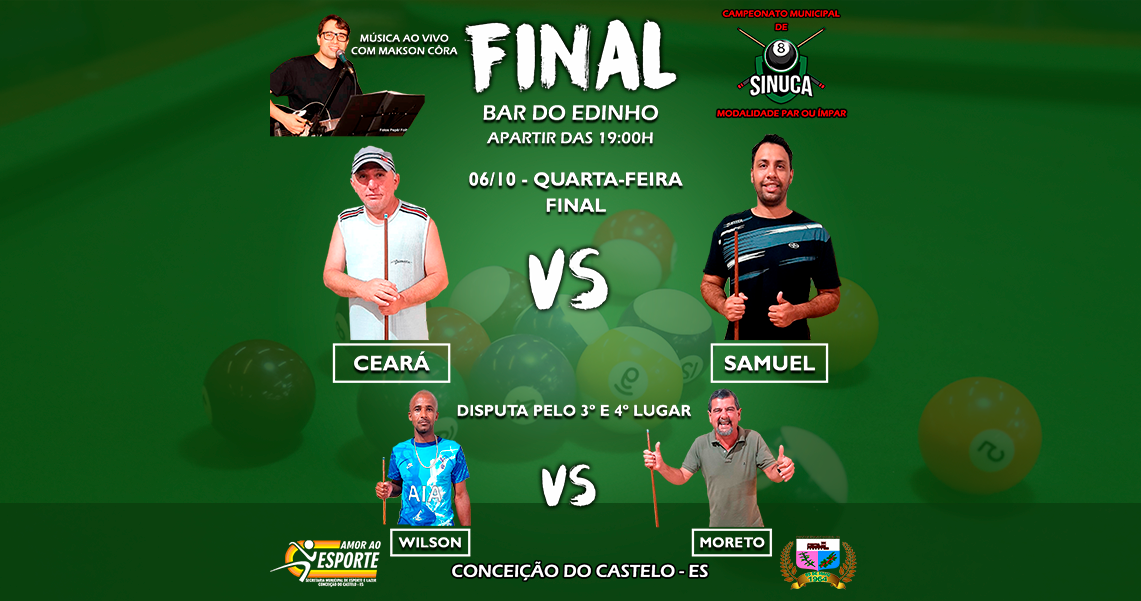 FINAL DA SINUCA