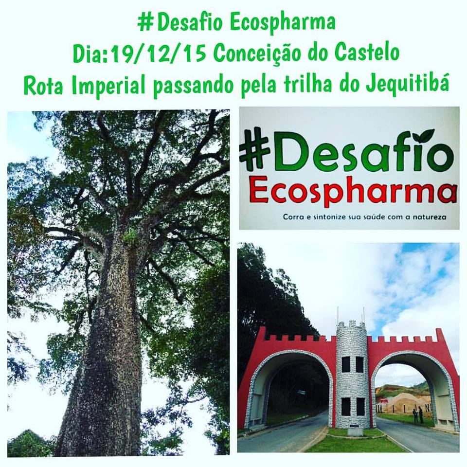 Desafio Ecospharma em Conceição do Castelo acontece neste sábado, 19, participe!!!