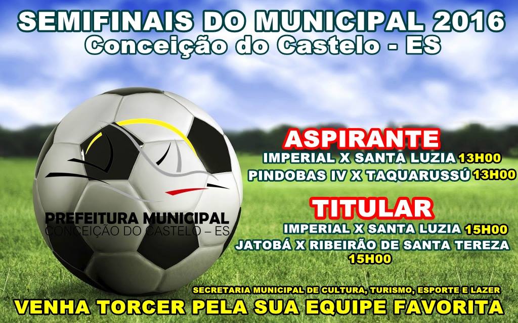 1º Jogos das semifinais do Municipal de Futebol acontece neste domingo (13) de novembro