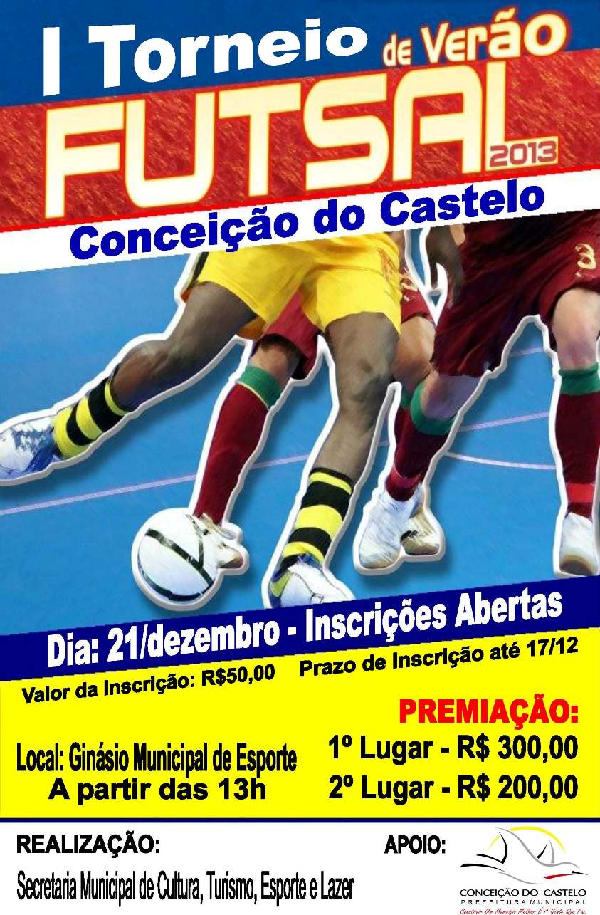 1º torneio de verão de fustal 2013 em Conceição do Castelo no dia 21 de dezembro