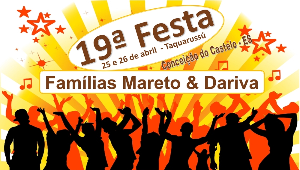 XIX Festa das famílias Mareto & Dariva acontece neste final semana (25 e 26 de abril)