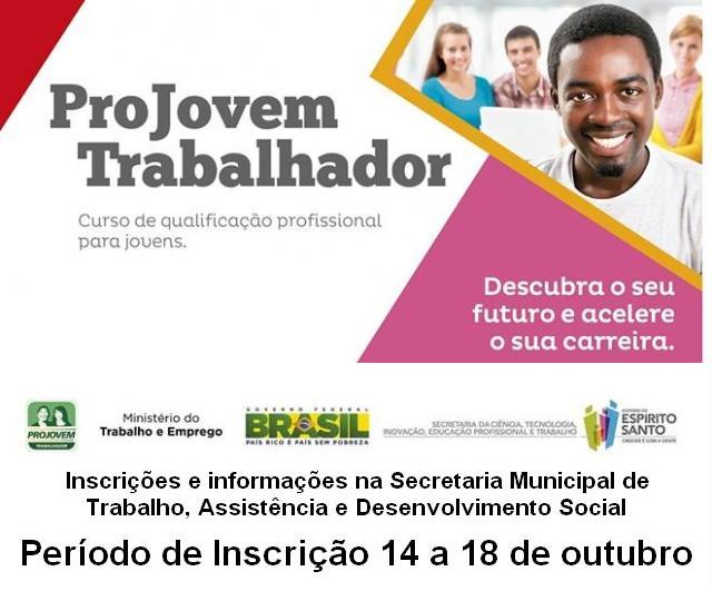 Prefeitura de Conceição do Castelo lança Projovem Trabalhador