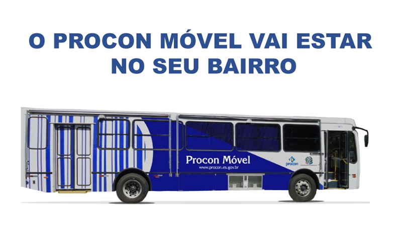 PROCON móvel realiza serviços em Conceição do Castelo nos dias 11 e 12 de setembro
