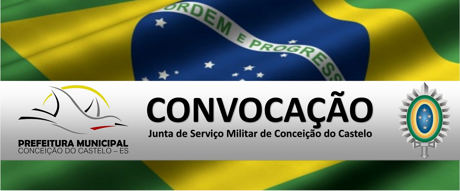 A Junta de Serviço Militar de Conceição do Castelo realiza convocação dos jovens conceiçoenses
