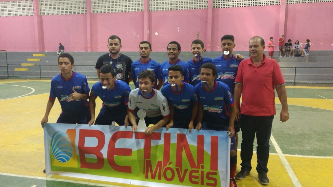 Betini Móveis é o Campeão da Copa Elisa Paiva de  Futsal Masculino Sub 16