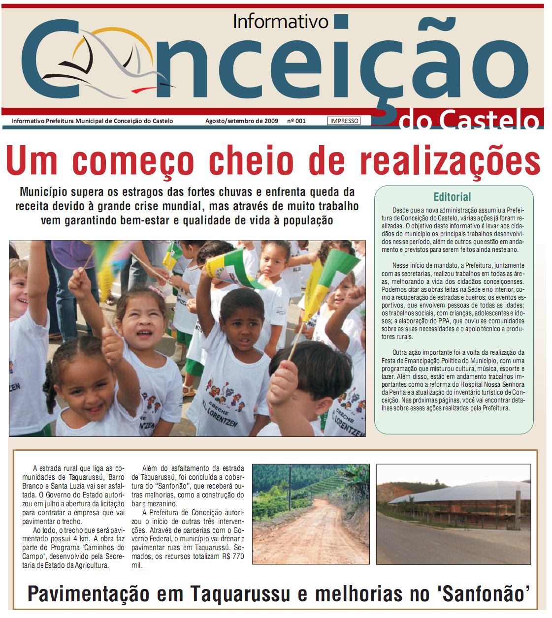 Jornal apresenta principais ações da Prefeitura