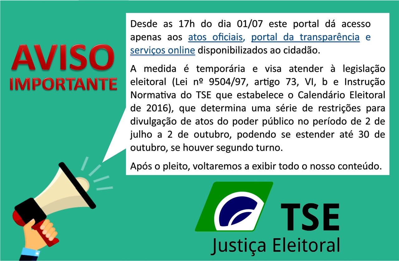 TSE - Justiça Eleitoral 2016