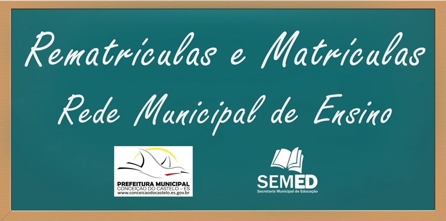 Rede municipal de educação de Conceição do Castelo abre período de matrículas e rematrículas