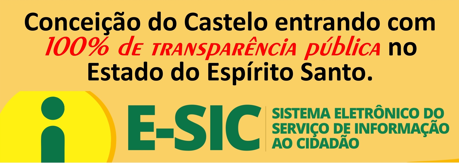 Conceição do Castelo implanta novo sistema de informação ao cidadão e amplia suas ferramentas de TRANSPARÊNCIA