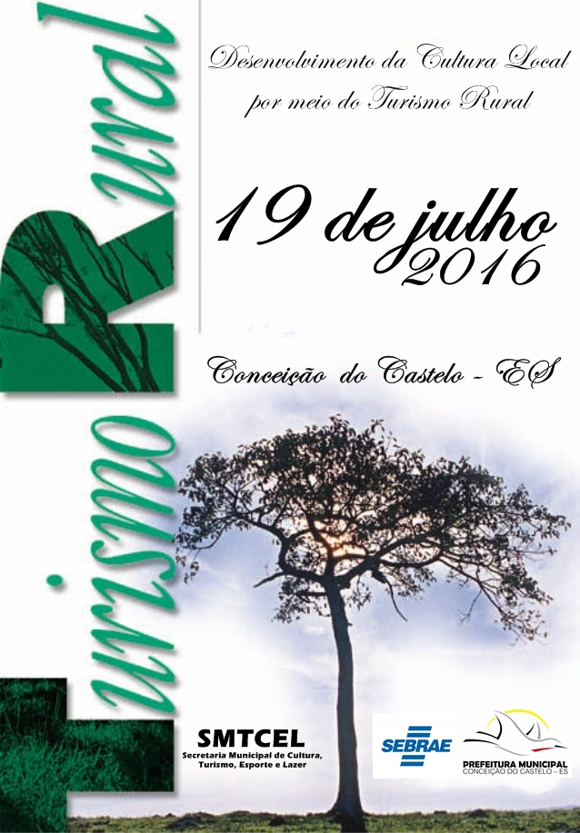Conceição do Castelo promove palestra sobre o Desenvolvimento da Cultura Local por meio do Turismo Rural no dia 19 de julho